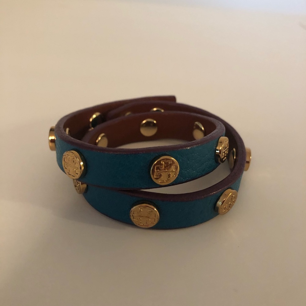 Tory Burch Double Wrap Logo Bracelet
